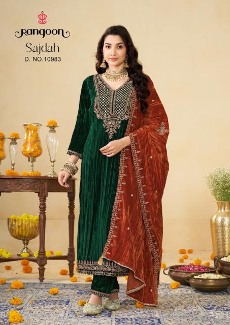 Rangoon sajdah kurti with palazzo set wholesale